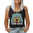 Rock The Test Day 3Rd Grade Teacher Third Grade Testing Day Women Tank Top