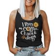 I Run On Coffee Chaos And Dogs Women Tank Top