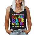 You Are Safe With Me Rainbow Flag Lgbt Pride Supportive Women Tank Top