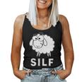 Sarcastic Rude Sheep No Dilf Or Milfs Silf Sheep Women Tank Top