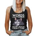 Sarcastic Saying Saying Cat Sarcasm Sarcastic Women Tank Top