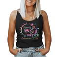 Schools Out Forever Retirement 2024 Tie Dye Retired Teacher Women Tank Top