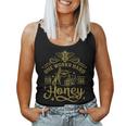 She Works Hard For The Honey Beekeeping Bee Keeper Women Tank Top