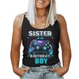 Sister Of The Birthday Boy Matching Video Game Birthday Women Tank Top