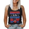 Sister Of The Birthday Boy Spider Family Matching Women Tank Top