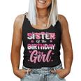 Sister Of The Birthday Girl Cat Kitty Family Matching Women Tank Top