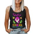 Sister Of The Shark Birthday Family Matching Birthday Women Tank Top