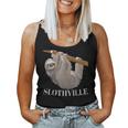 Slothville Sloth Animal Lover Women Tank Top