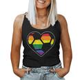 Soccer Heart Sport Lgbtq Rainbow Gay Pride Ally Women Women Tank Top