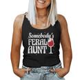 Somebody's Feral Aunt Auntie Birthday Christmas Women Tank Top