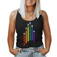 Spaceship Lgbt Flag Gay Pride Month Transgender Rainbow Women Tank Top