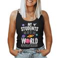 Sped Teacher Assistant My Students Are Out This World Space Women Tank Top