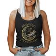 Stay Wild Moon Child Hippie Crescent Moon Dragonfly Women Tank Top