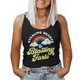 Stealing Hearts & Blasting Farts Rainbow Valentines Women Tank Top