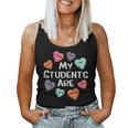 My Students Are Enough Friendly Valentines Day Teacher Women Women Tank Top