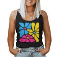 Subtle Pansexual Flower Floral Pan Pride Month Lgbtq Plant Women Tank Top