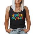 Super Gamer Mamario Day Mama Mother Video Gaming Lover Women Tank Top