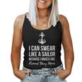 I Can Swear Like A Sailor Because I Raised One Navy Mom Women Tank Top