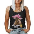 Talk Derby To Me Horse Racing Derby Day 150Th Women Tank Top