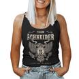 Team Schneider Family Name Lifetime Member Women Tank Top