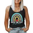 Test Day Teacher Rock The Test Day Vibes Testing Day Women Women Tank Top