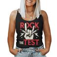 Testing Day Rock The Test Rock Music Teacher Student Women Tank Top