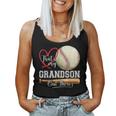 That's My Grandson Out There Baseball Grandma Mother's Day Women Tank Top