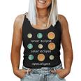Three Eclipse To Learn Science Teacher Space Women Tank Top