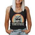 Tortitude Tortie Cat Mom Tortoiseshell Mama Women Tank Top
