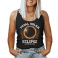 Total Solar Eclipse 2024 Flower Totality Spring 08-04-2024 Women Tank Top