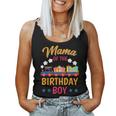 Train Bday Party Railroad Mama Of The Birthday Boy Theme Women Tank Top