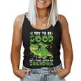 I Try To Be Good But I Take After My Grandma Dinosaur Women Tank Top