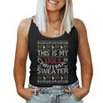 This Is My Ugly Sweater Christmas Xmas Men Women Tank Top