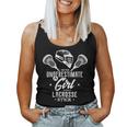 Never Underestimate A Girl With A Lacrosse Stick Women Tank Top