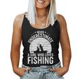 Never Underestimate A Girl Who Loves Fishing Fisherman Women Tank Top