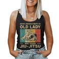Never Underestimate An Old Lady Bjj Brazilian Jiu Jitsu Women Tank Top