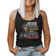 Never Underestimate A Woman With Cherokee Blood Pride Women Tank Top