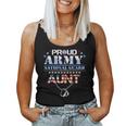 Usa Proud Army National Guard Aunt Women Women Tank Top