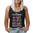 Veteran's Wife Like A Normal Wife But Cooler Veteran Wife Women Tank Top