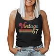 Vintage 1967 Retro 55'S 55Th For B-Day Women Tank Top
