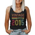 Vintage 2015 9 Years Old Boys And Girls 9Th Birthday Women Tank Top