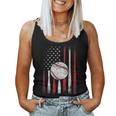 Vintage American Flag Baseball Team For Boys Girls Women Women Tank Top