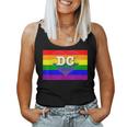 Washington Dc Gay Pride Rainbow Flag Lgbt Women Tank Top