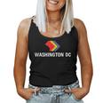 Washington Dc Map Gay Pride Rainbow Women Tank Top