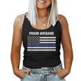 My Wife Is A Police Officer Proud Husband Blue Line Women Tank Top