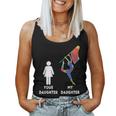 Winter Guard Color Guard Mom Your Daughter My Daughter Women Tank Top