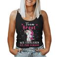 Women's Team Braut Wir Escalieren Bis Zum Kluss Unicorn S Tank Top Frauen