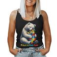 You'll Never Walk-Alone Autism Mama Mom Bear Support Autism Women Tank Top