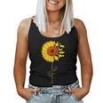 You're My Sunshine Sunflower Dinosaur T-Rex Dino Lovers Women Tank Top