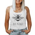 Bee Kind Chica Feminista Abejas Naturaleza Amante De La N Camiseta sin mangas para mujer